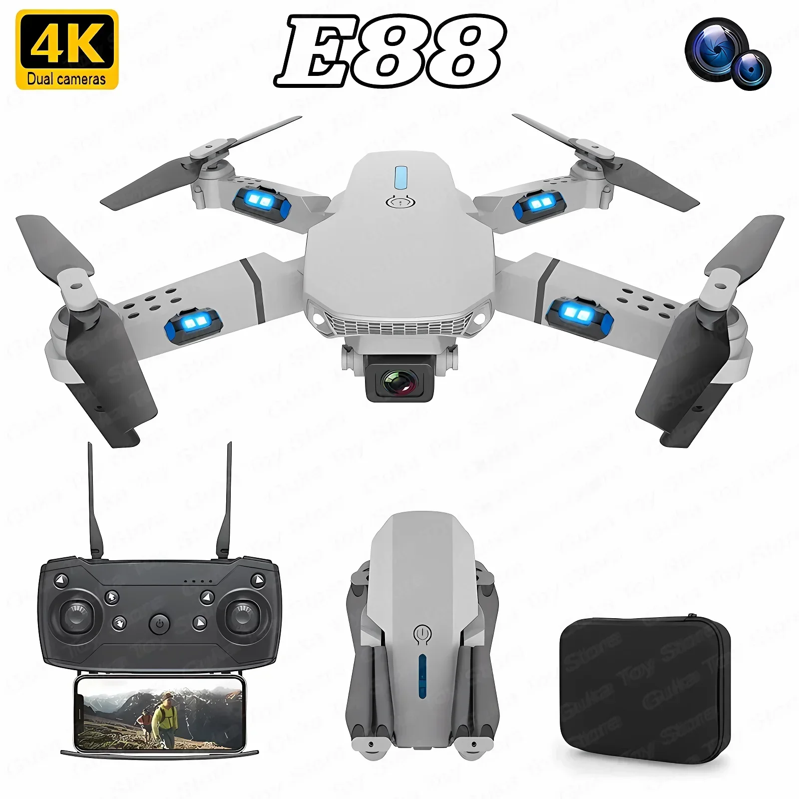 Drone Racing Camera - Drone E88 Pro WIFI FPV Grand